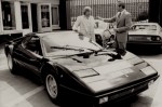 Gunter Netzer et sa Ferrari BB512