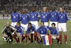 Onze de départ de France - Sénégal 2002