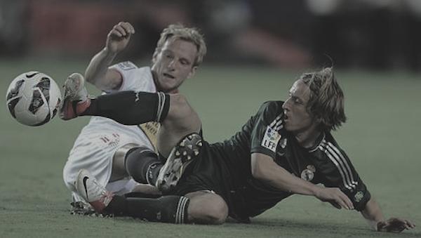 Ivan Rakitic et Luka Modric, adversaires en Liga