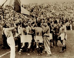 Victoire de l'Italie à Rome en finale de la Coupe du Monde 1934