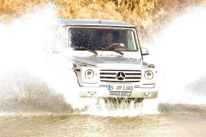 Mercedes G 350 CDI BlueTec en pleine action