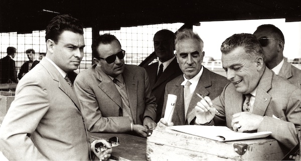 Giulio Alfieri, Omar Orsi, Giovanni Canestrini et Nello Ugolini