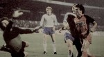 José Souto, unique buteur du match opposant le Stade Lavallois au Dynamo Kiev, en 32ème de finale de la Coupe UEFA 1983.