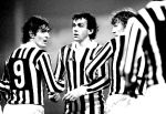 Le trio de choc de la Juventus des 80' : Paolo Rossi, Michel Platini et Zbigniew Boniek.