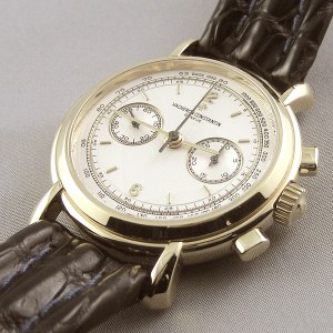 Vacheron Constantin Chronographe des années 60 avec tachymètre.