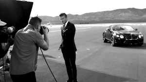 David Beckham, ambassadeur Breitling, particulièrement pour la Transocean et les partenariat avec Bentley