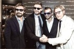 Andrea Pirlo, Mirko Vucinic, Fabio Quagliarella et Lapo Elkann