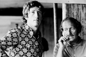 Jochen Rindt, chemise psychédélique et Colin Chapman