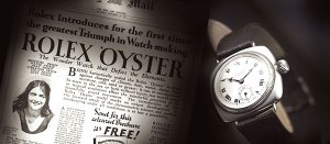 La Rolex Oyster restera associée à l'exploit de la britannique Mercedes Gleitze qui a traversé la Manche à la nage, en 1927.
