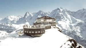 Le Piz Gloria visible dans 'Au Service de sa Majesté" (1969)
