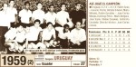 Copa América 1959 organisée en Equateur et remporté par l'Uruguay