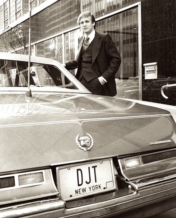 Donald Trump et sa Cadillac Fleetwood