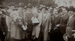 1924, Gabriel Dard avec la première Coupe de France remportée par le club qu'il préside alors, l'Olympique de Marseille