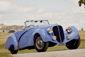 Delahaye 135 Châssis Court Compétition Cabriolet Figoni & Falaschi
