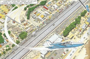 Poursuite en avion dans Un Pilote a Disparu