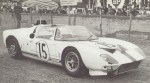 La Ford GT40 Roadster que Trintignant a partagé avec Guy Ligier pour sa dernière participation aux 25 Heures du Mans, en 1965