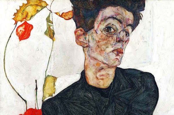 autoportrait-fruits-de-lampion-physalis-alkekengi-egon-schiele-1912