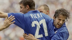 Christian Vieri & Alessandro Del Piero, un duo d'attaque de choc, sensé offrir un futur radieux à l'Italie