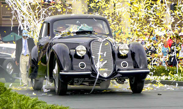 Alfa Romeo 8C 2900 Touring Berlinetta, Best of Show 2018 du concours d'élégance de Pebble Beach