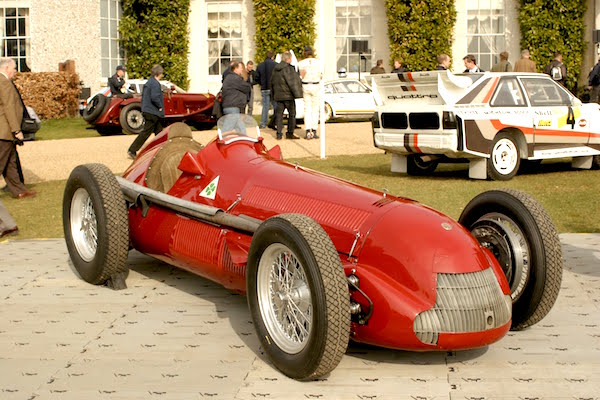 Alfa Romeo 158, victorieuse du premier Championnat du Monde de Formule 1 en 1950 avec à son volant Giuseppe Farina