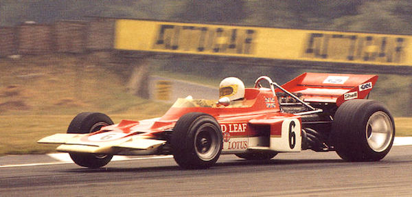 Lotus 72 Gold Leaf qui accueillit dans son baquet, Graham Hill, John Miles et Jochen Rindt, devenu cet année-là le premier champion du monde à titre posthum