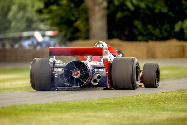 La fameuse Brabham BT46B et son aspirateur, qui provoquera son exclusion en cours de saison 1978